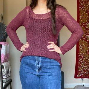 Maroon Sweater